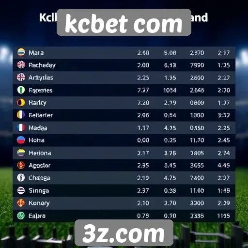 Estatísticas de jogos populares no kcbet