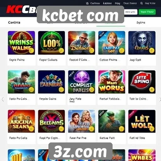 oferta de jogos populares no site kcbet com